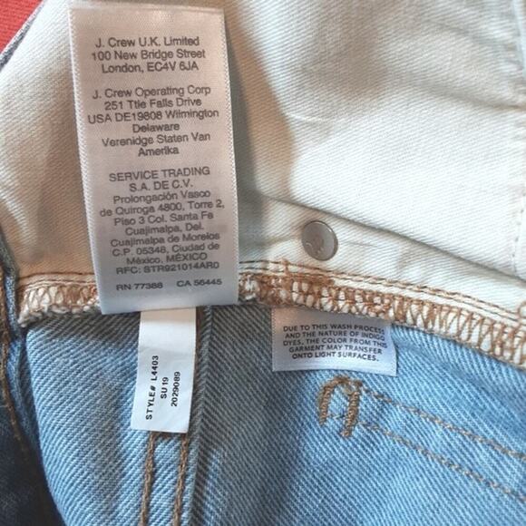 Madewell The Perfect Jean Short Raw Hem Light Wash High Rise 27 - Picture 8 of 15